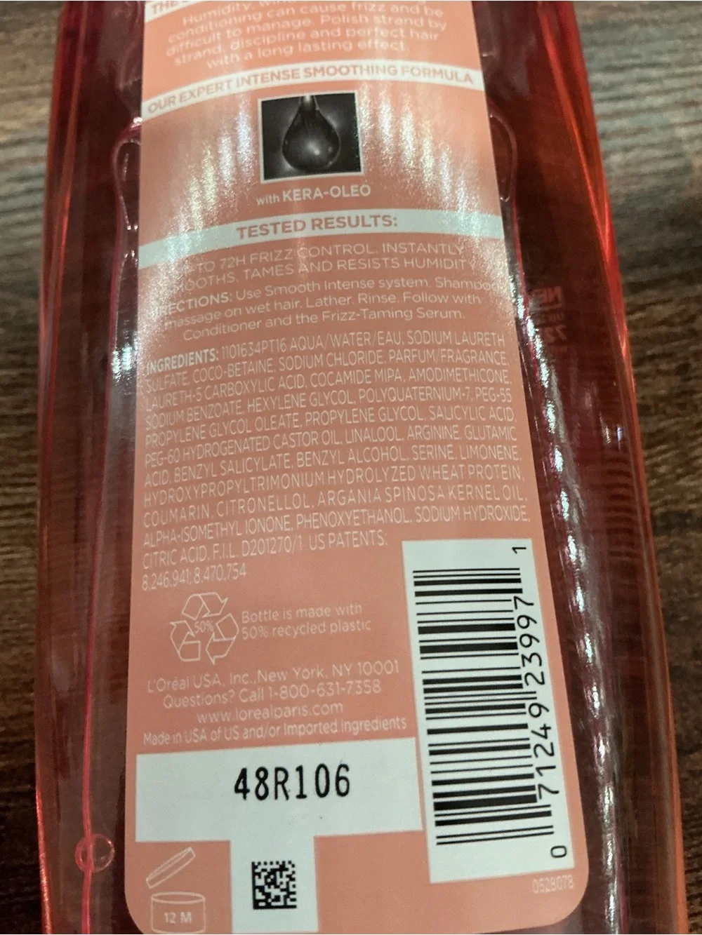 2 L’Oréal Elvive Smooth Intense Kera-Oleo Shampoo Discontinued